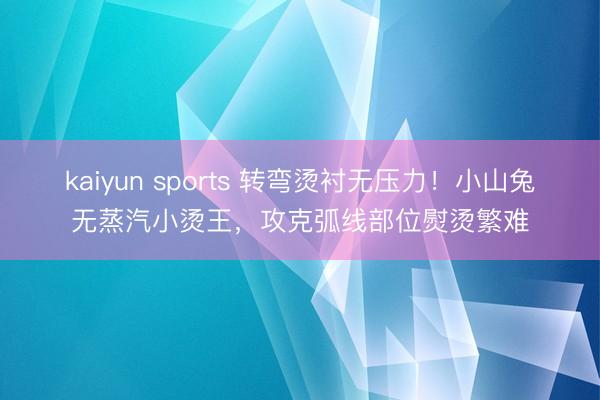 kaiyun sports 转弯烫衬无压力！小山兔无蒸汽小烫王，攻克弧线部位熨烫繁难